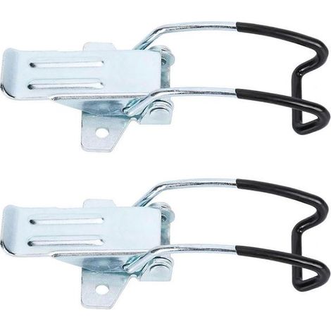 Ensemble de 2 charnières de verrouillage en acier inoxydable pour aspirateurs industriels (1/4)