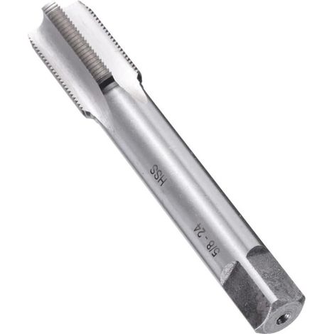 Taraud, 5/8-24, 103,5mm, HSS, argenté, pas à droite, pour fer (1/5)