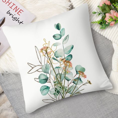 Housse de coussin plantes d'intérieur, tendance (1/5)