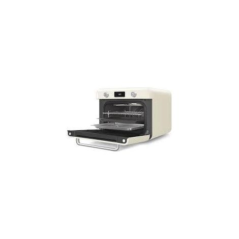 Smeg COF01CREU Mini-Ofen Kombi Creme 30 Liter