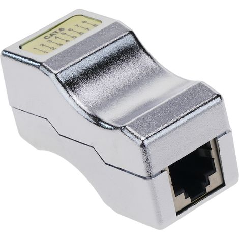 BeMatik - Coupleur de câble FTP catégorie 6 RJ45 femelle à RJ45 femelle (1/4)