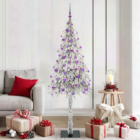 vidaXL Christmas Tree with 300 LEDs White 180 cm PE and Steel (1/5)