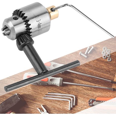 Mandrin de perçage JTO conique 0.3-4mm avec clé pour tour et perceuse électrique (1/5)
