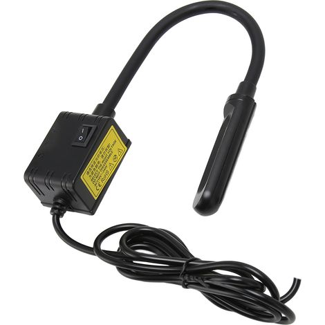 Lampe LED pour machines à coudre domestiques avec tube flexible en col de cygne et conception magnétique, 10 LED, éclairage économe en énergie, prise standard européenne 110-240V. (1/5)