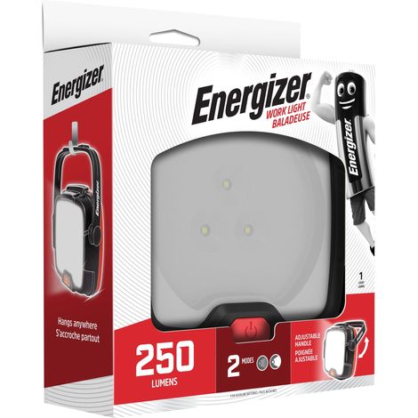 Luz de trabajo LED 250 Lúmenes con 4 Pilas AA Incluidas  Resistente al Agua IPX4  2 Modos de Iluminación (1/5)