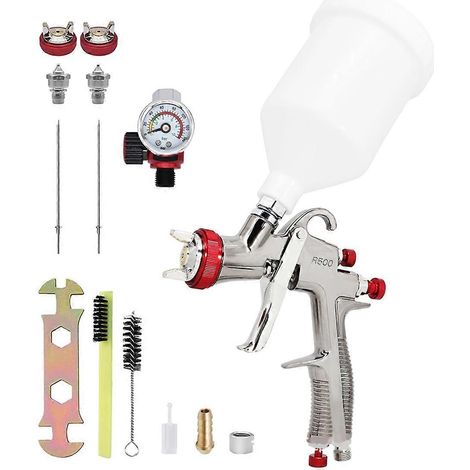 R500 LVLP Druckluftset mit 1,3/1,5/1,7 Düsen (1/5)