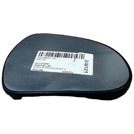 [PRODUIT D'OCCASION] Glace Retroviseur Exterieur D PEUGEOT 207 3p ♻️ Ref Oe. 8151jf - Garantie à vie (1/3)