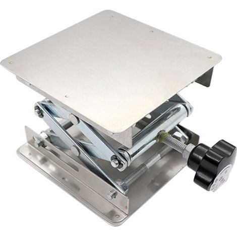 FITLAB-Tables de levage en acier inoxydable mini-laboratoire portable de la plate-forme de levage de plate-forme de support pour la chimie Expérience en biologie / soudage (1/5)