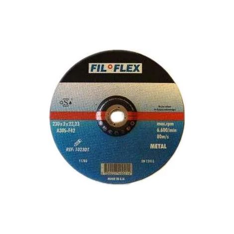Disque universel à tronçonner le métal diamètre 230 x 2,5 x 22, FIL'FLEX METAL