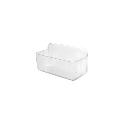 Duschablage, transparente Duschablage aus PET-Kunststoff, kein Bohren erforderlich, für Bad und Küche, 281513cm-Crezuo