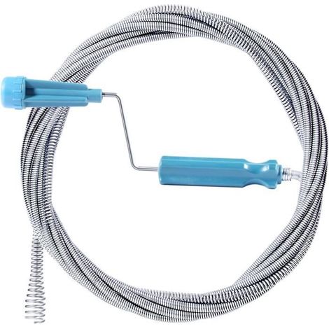 Déboucheur de tuyaux - Déboucheur furet - 5m x 6mm - Écologique - Ergonomique - Facile à utiliser (1/4)