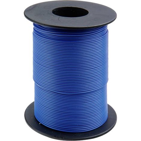 125-S50-2 Fil de câblage 1 x 0.25 mm² bleu 50 m W181832