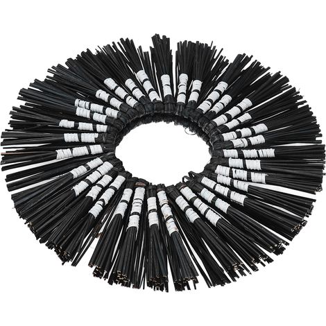 Miroir suspendu en paille tressée à la main, décoration murale pour salles de bains, salons et bureaux, noir et blanc. (1/5)