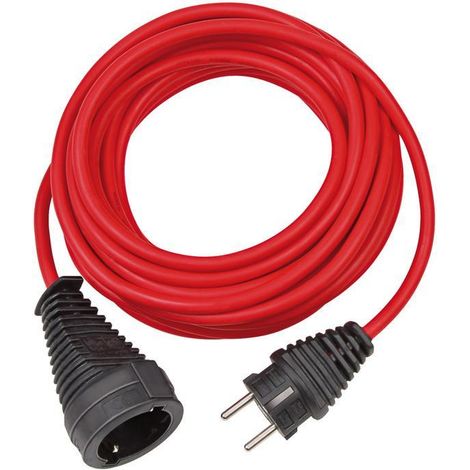 Rallonge électrique Brennenstuhl 10m 1VDE 3x1 5 rouge