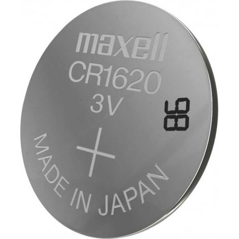 Piles boutons Lithium CR1620 (5×1) MAXELL