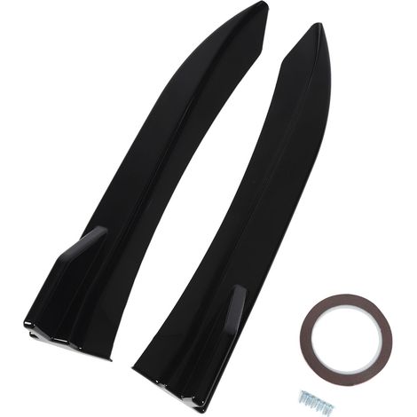 Spoiler de pare-chocs arrière en deux parties et spoilers latéraux noir brillant pour BMW Série 3 F30 F31 M Sport (modèles 2011-2019). (1/5)