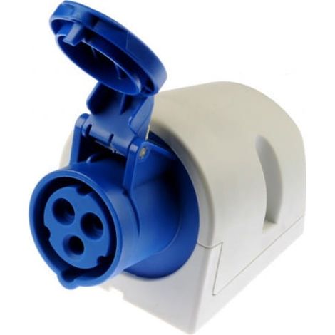 Presa fissa 16A 3P 230V blu IP44 113-6