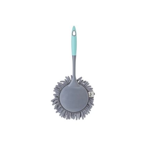 SCOPINO MICROFIBRA TONDO TURCHESE - 18X5X36