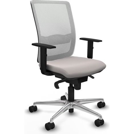 Chaise de bureau piqueras y crespo Haches blanc bois mousse (1/2)