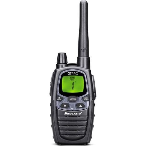 Midland ricetrasmettitore G7 PRO Nero LPD PMR Bibanda - C1090.14