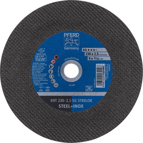 Taglio Disco Sg-Elastic-Inox Per La Lavorazione Di Acciaio Inox, Ø X Spessore. : 230 X 2,5 Mm, Giusto Modello, La Velocità Massima. 6600 Giri / Min (1/4)