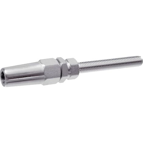Goujón Acton 649305 acero inoxidable M8 mano derecha 5 mm