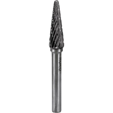 RUKO Hartmetall-Frässtift Form L Rundkegel Durchmesser 3,0 mm