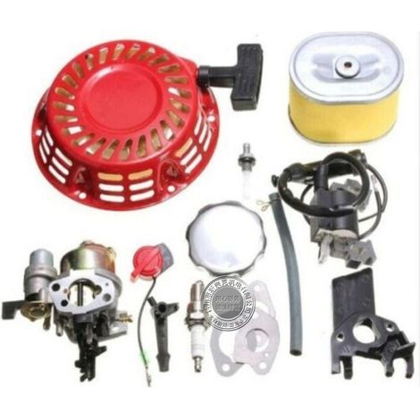 Kit Moteur pour Honda GX160 GX200 5.5HP - Carburateur, Recoil, Bobine d'Allumage, Bougie d'Allumage, Filtre à Air (1/5)