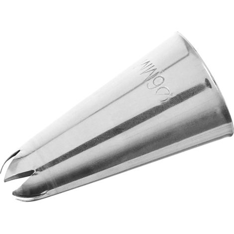 Silikomart BC326 Bocchetta in Acciaio Inox per Sac a Poche, Foro Stella Chiuso, Misura Ø 8 mm (1/3)