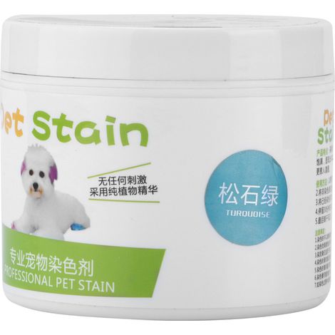 Teinture pour poils d'animaux non toxique, temporaire, pour chiens et petits animaux, turquoise, 100 ml (1/5)
