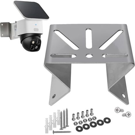 Support d'angle extérieur en métal pour caméra PTZ de petite taille, support en acier inoxydable à large angle de vue Adaptateur de caméra de surveillance CCTV (1/5)