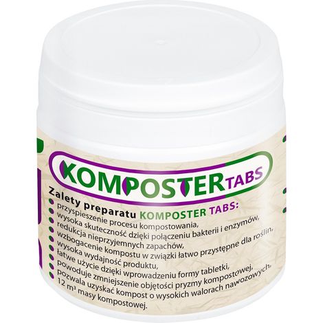 Komposter Tabs tabletki do kompastowania BIOBAKT 12 tabl.