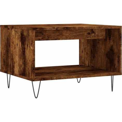 Maison Exclusive - Tavolino da Salotto Rovere Fumo 60x50x40 cm Legno Multistrato