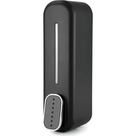 Black 300ml Manual Soap Dispenser ABS Press Wall Mounted Shower Gel Container for Home Hotel (1/5)