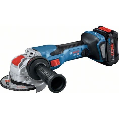 Meuleuse BOSCH PROFESSIONAL GWX 18V-15 C + 2 batteries 5,5Ah ProCORE18V + GAL 1880 CV + L-Boxx