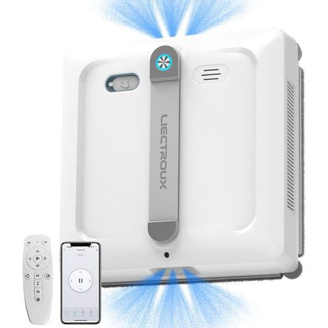Robot Lave Vitres - LIECTROUX - S9 - 9000 Pa - Doubles Brosses Rotatives - App & Télécommande (1/5)