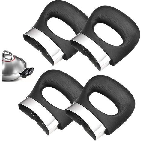 Pcs Steamer Pot Handle, Replacement Side Handles with Screws and Nuts, Pressure Cooker Handle, Side Support Handle for Pressure Cooker (1/5)