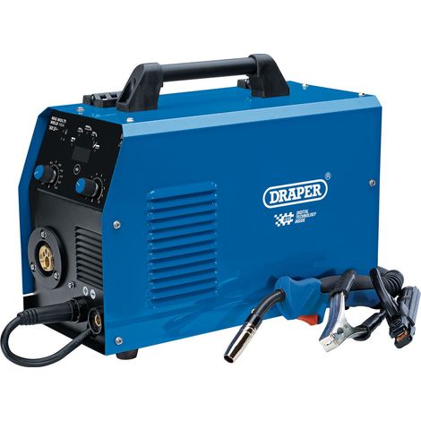Draper 160A Gas and Gasless MIG Inverter Welder – Multi-Process Arc Welding Machine with 70047 Model Number (1/5)