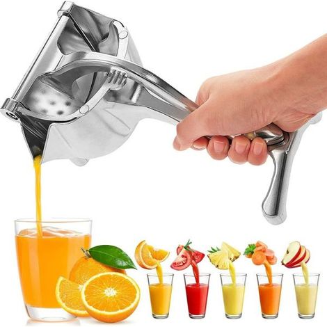 SPREMIAGRUMI ESTRATTORE MANUALE DI SUCCO PRESSA FRUTTA FRESCA ALLUMINIO 10918