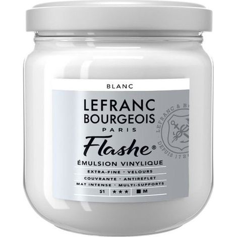 Peinture vinylique - Flashe - Blanc - 022 - Lefranc Bourgeois - 400ml