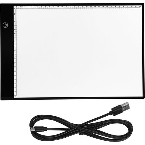 Tableau lumineux A4 pour dessin, boîte à lumière LED fine pour tatouage, pad de traçage pour artistes (1/5)