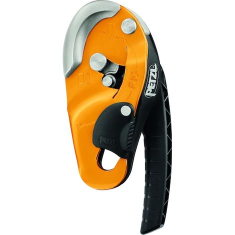 Petzl – Descendeur auto-freinant RIG 10 à 11,5 mm – Charge maximale 150 kg – Système AUTO-LOCK pour accès difficile – Poignée ergonomique