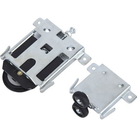 Roulette de porte de placard, assemblage, poulie à roue convexe, porte de placard, porte coulissante, pièces de rechange, accessoires (1/4)