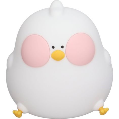 Veilleuse poussin en silicone LED RGB 7 couleurs réglables, lampe de nuit mignonne en forme de poulet avec télécommande tactile (1/5)
