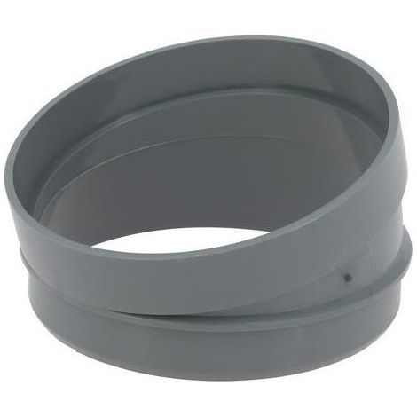 Nicoll – Coude de raccordement MF 15° 125 mm – Filetage plomberie 2 – PVC pour installations sanitaires – Changement de direction efficace