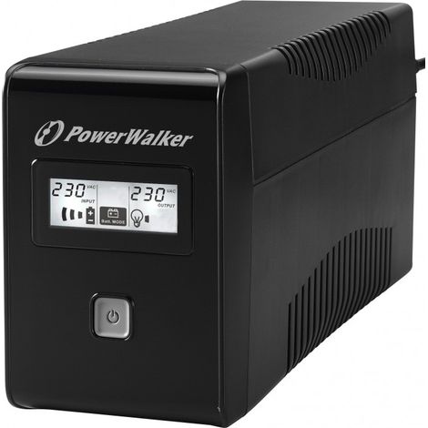POWER WALKER USV Line-Interactive VI 850 LCD: 850VA Notstromversorgung (1/4)