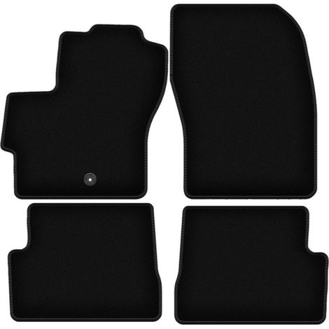 Alfombrillas de terciopelo negro BASIC para Mazda 3 I BK hatchback (2003-2009) (1/5)