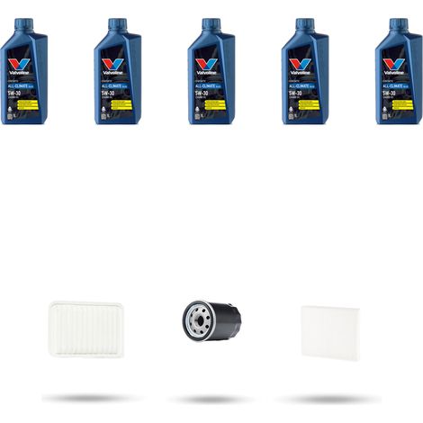 Kit tagliando 3 FILTRI e 5L OLIO compatibile con Toyota Corolla IX (E12/E13) 1.8 TS Compressor 165kw Dal 2005 al 2007 (1/5)