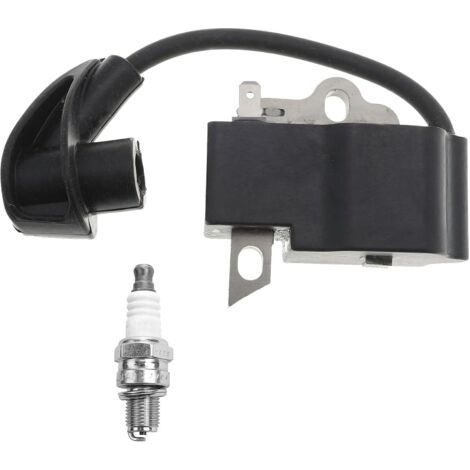 1 - Bobine D'allumage - Bougie - Pour Taille-haie Stihl HS81 HS86 - Pièce de Rechange Moteur Thermique - Noir - 5,3x3,5x15cm (1/5)