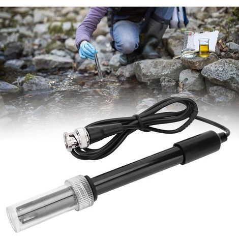 Sonde pH piscine 0-14 – Électrode BNC – Haute précision pour aquariums et piscines – Test rapide et fiable (1/5)